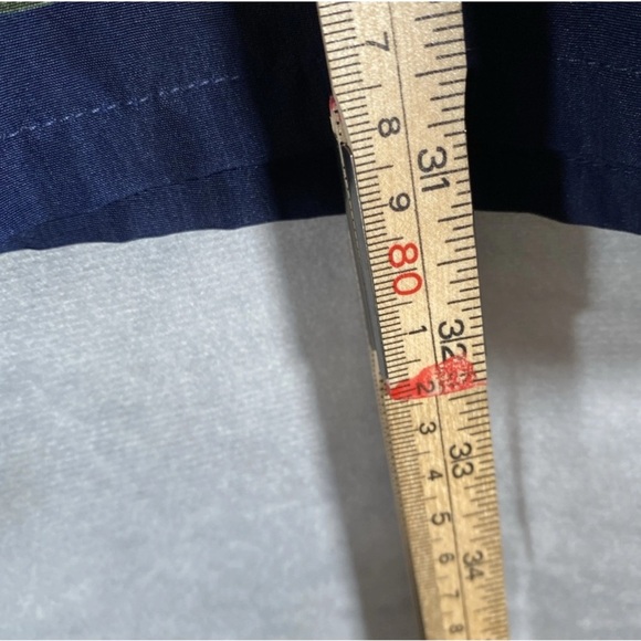 Hawaiian Camp Shirt Sz L Button Down Surf Woody Beach Vintage Car Print Floral - Picture 4 of 8